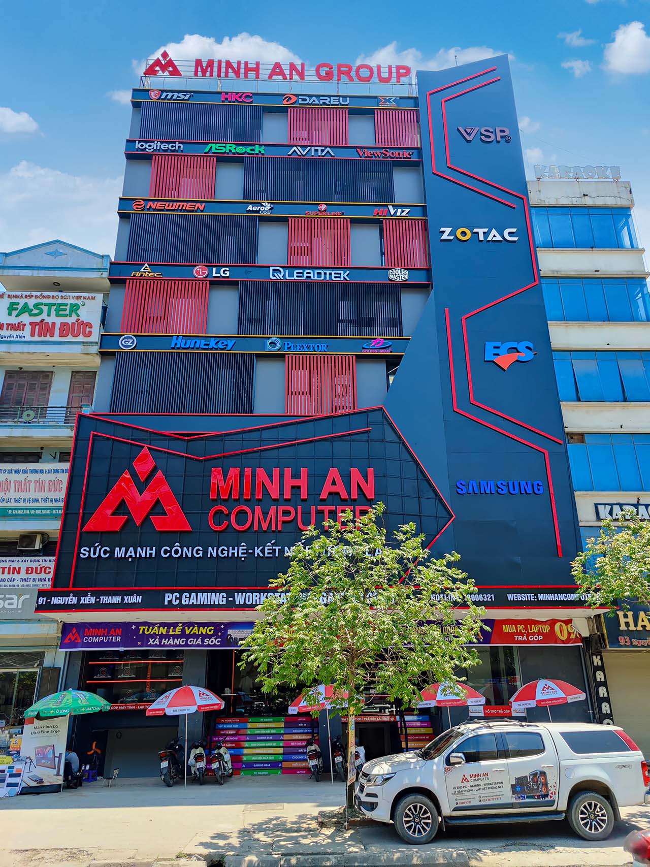 showroom 91 nguyễn xiển của phòng net chuyên nghiệp