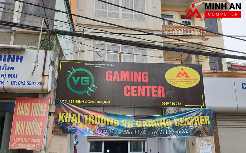 Lắp đặt phòng net tại Định Công, Hà Nội
