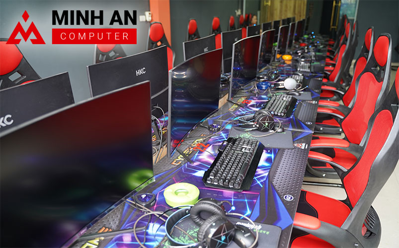 Khu vực thường phòng net tại Mậu Lương