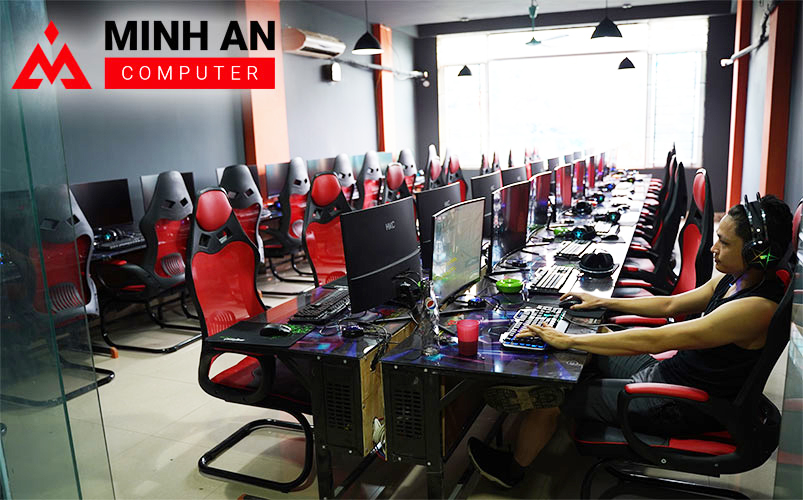 Phòng máy không hút thuốc tại phòng net Mậu Lương