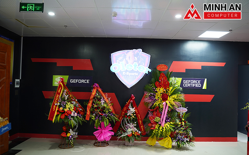 Hoa tươi tặng Cyber Game Icafe OLETER mừng khai trương