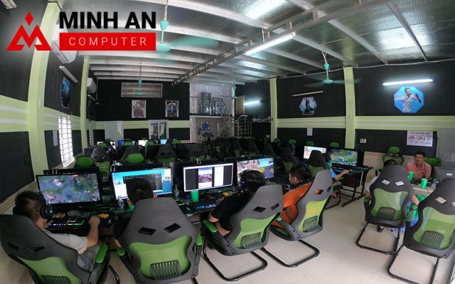 Thay tụ quạt trần trong quán net ảnh 1