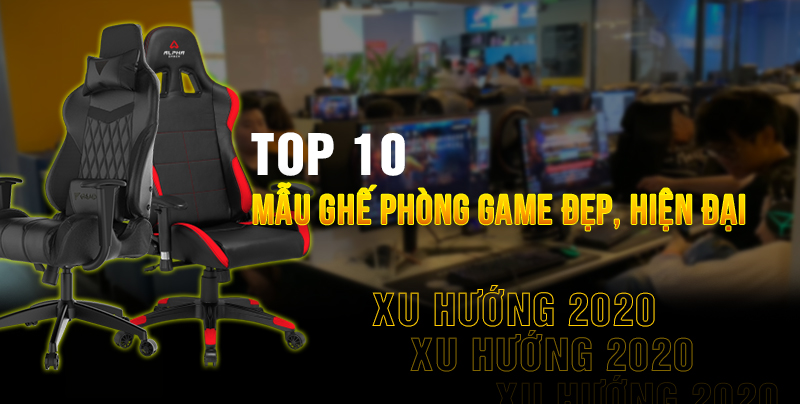 Top mẫu ghế phòng game đẹp 2020