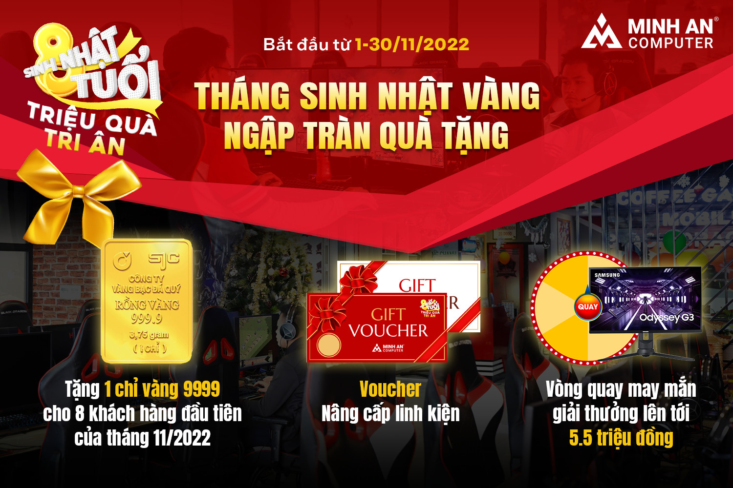 Chương trình khuyến mãi “THÁNG VÀNG SINH NHẬT – NGẬP TRÀN QUÀ TẶNG”