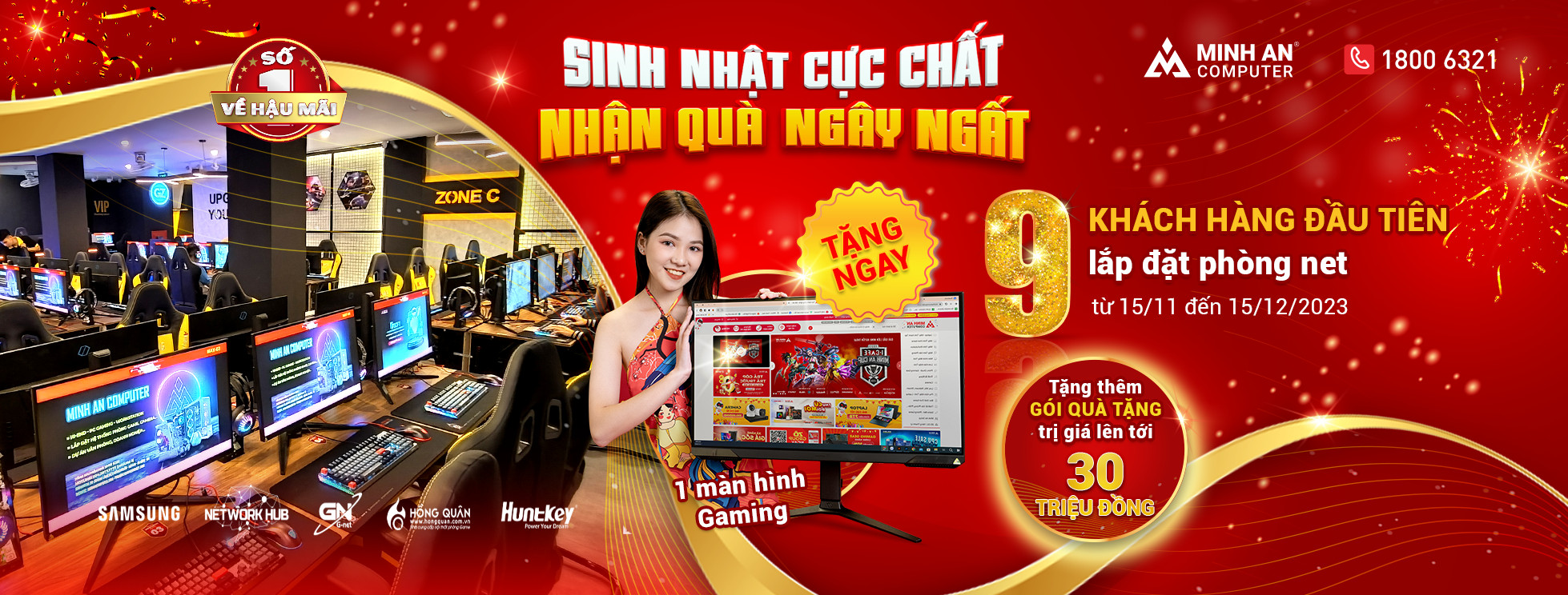 Chương trình khuyến mãi:”SINH NHẬT CỰC CHẤT – NHẬN QUÀ NGÂY NGẤT”