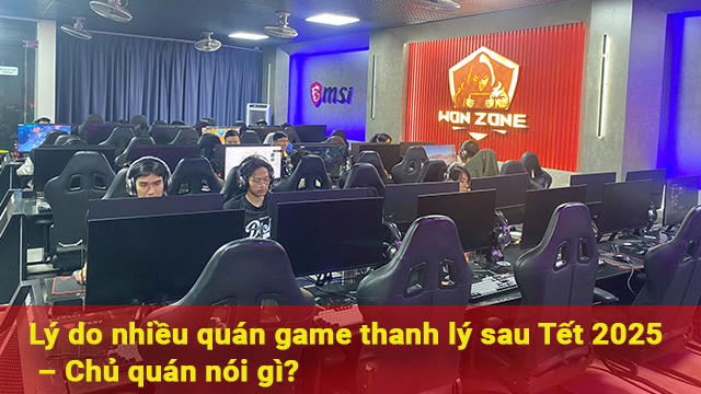 thanh lý quán game